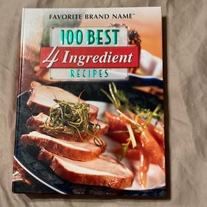 Cook book- 100 best 4 ingredient recipes.